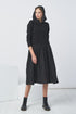 Image 9 of Jersey linen dress. Made from jersey linen fabric, hood & skirt Jona from Baltic Linen
